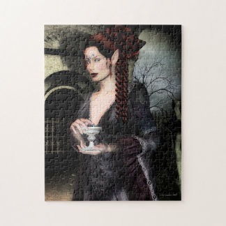 Gothic Vampire en Mausoleum Legpuzzel