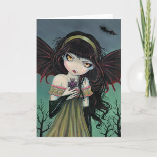 Gothic Vampire Fairy Card Kaart