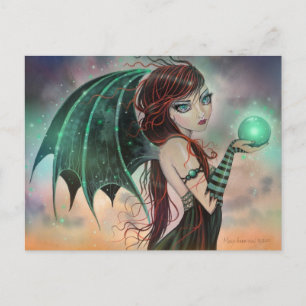 Gothic Vampire Fairy Fantasy Art Briefkaart