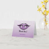 Gothic Vampire Lips Halloween Birthday Hartelijk d Kaart (Gele Bloem)