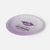 Gothic Vampire Lips Halloween Birthday Paper Bord (Gekanteld)