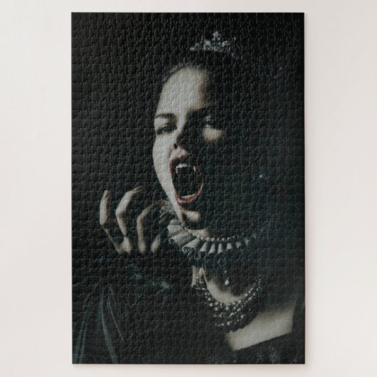 Gothic Vampire Queen Jigsaw Puzzle – Dark Fantasy  Legpuzzel (Verticaal)