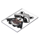 Gothic Vampire Raccoon Bookish Notitieboek (Linkerzijde)