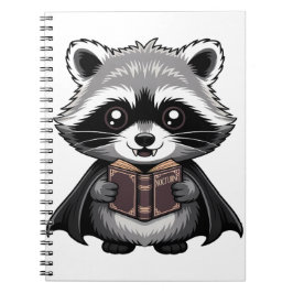 Gothic Vampire Raccoon Bookish Notitieboek