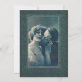 Gothic Vampire Romance Dracula en Lover Victoriaan Kaart (Voorkant)