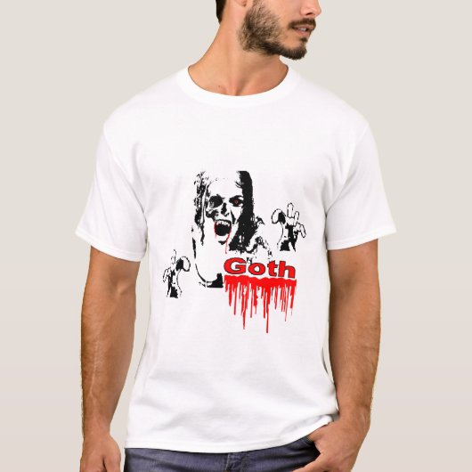 Gothic Vampire T-Shirt (Voorkant)