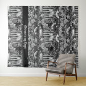 Gothic Vampires Crypt Graveyard Scene met Vleermui Wandkleed (In Situ (horizontaal))