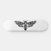 Gothic van de doodskateboard  Moth Skull Persoonlijk Skateboard (Horizontaal)