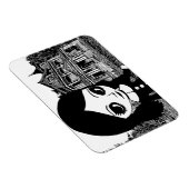 Gothic van de grote ogen magneet (Rechterzijde)