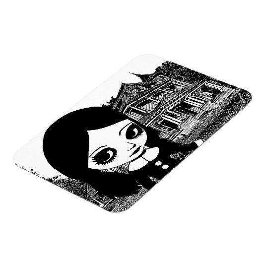 Gothic van de grote ogen magneet (Linkerzijde)