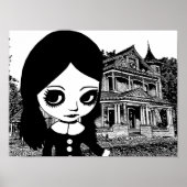 Gothic van de grote ogen poster (Voorkant)