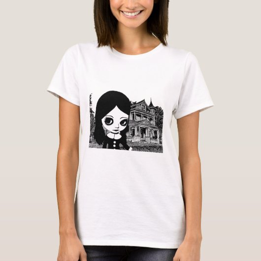 Gothic van de grote ogen t-shirt (Voorkant)