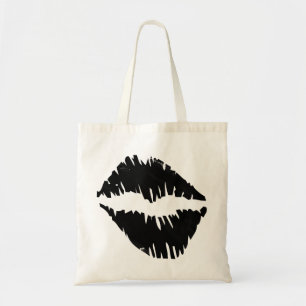 Gothic van de zwarte goudbridpenkus tote bag