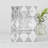 Gothic van medieval Jester Diamonds Kaart (Staand voorkant)