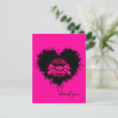 Gothic van stromende hemel Hartelijk dank Bedankkaart (Staand voorkant)