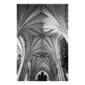 Gothic vaults kathedraal plafond foto afdruk (Voorkant)