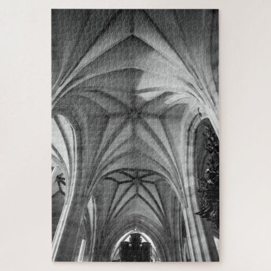 Gothic vaults kathedraal plafond legpuzzel (Verticaal)