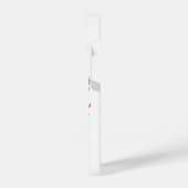 Gothic Velvet Bow Key met vleugels en maan iPhone Hoesje (Linkerkant)