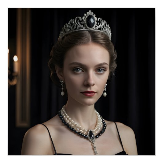 Gothic Velvet Elegance Perfect Poster (Voorkant)
