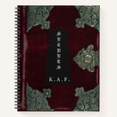 Gothic Velvet "Secrets" Vault Personalized Journal Notitieboek (Voorkant)
