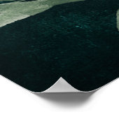 Gothic Verlaat droomie EMERALD GREEN, Zitplaats Pl Poster (Hoek)