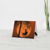 Gothic-verschrikking Baby shower Bedankkaart (Voorkant)