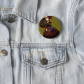 Gothic Victoriaans Anime Vampire Medieval  Ronde Button 5,7 Cm (In situ)