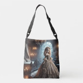 Gothic Victoriaans Doll – Enchanted Dark Crossbody Tas (Achterkant)