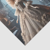 Gothic Victoriaans Doll – Enchanted Dark Tissuepapier (Detail)