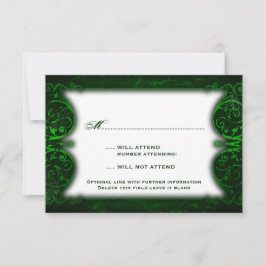 Gothic Victoriaans Ghoulish Green RSVP