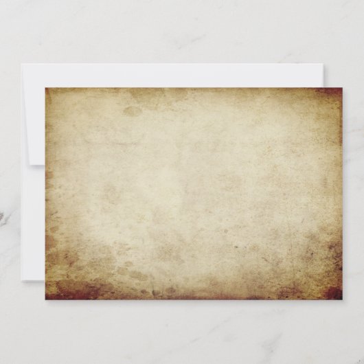 Gothic Victoriaans Halloween Kaart (Achterkant)