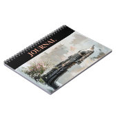 Gothic Victoriaans LBD Little Black Dress Journal Notitieboek (Linkerzijde)