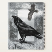 Gothic Victoriaans Raven Fantasy Art Planner (Achterkant)
