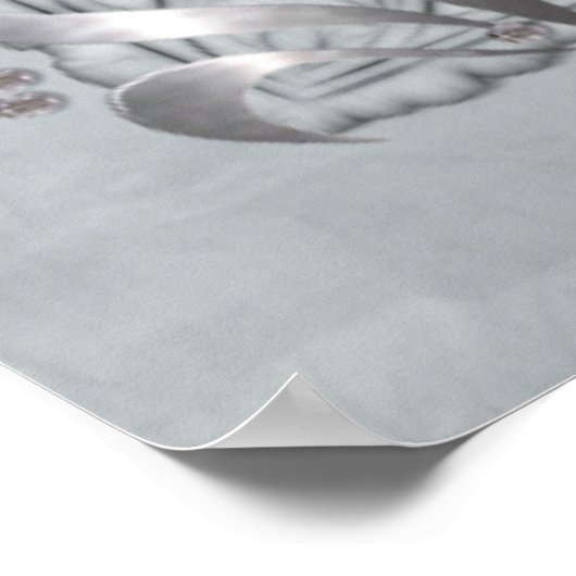 Gothic Victoriaans Raven Fantasy Art Poster (Hoek)