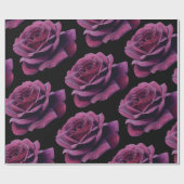 Gothic Victoriaans -  Roos - achtergrond Cadeaupapier (Vlak)