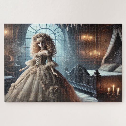 Gothic Victorian Doll – Dark Elegance Legpuzzel (Horizontaal)