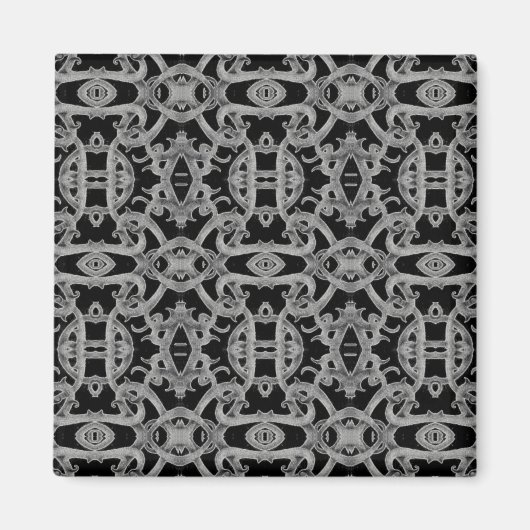 GOTHIC Vierkante Magneet (Voorkant)