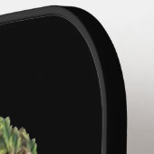 Gothic Vine bedekt met boomschedel met groene bloe Pickleball Paddle (Links Detail)