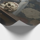 Gothic Vintage Art Design Cadeaupapier (Hoek)