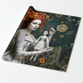 Gothic Vintage Art Design Cadeaupapier