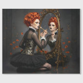 Gothic Vintage Art Design Cadeaupapier (Vlak)