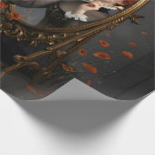 Gothic Vintage Art Design Cadeaupapier (Hoek)
