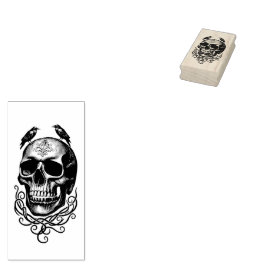 Gothic Vintage Art Design Rubberstempel