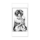 Gothic Vintage Art Design Rubberstempel (Afrduk)