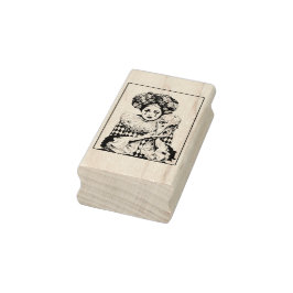 Gothic Vintage Art Design Rubberstempel