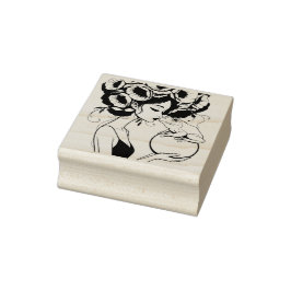 Gothic Vintage Art Design Rubberstempel