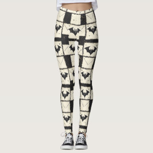 Gothic Vleermuis Grunge Halloween Patroon Leggings