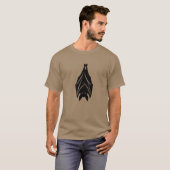 Gothic Vleermuis Halloween Heren Basic T-Shirt (Voorkant volledig)