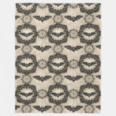 Gothic Vleermuis Ontwerp Fleece Deken (Voorkant)