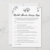 Gothic Vrijgezellenfeest Survey zegt spel Kaart (Voorkant)